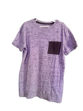 Purple T-Shirt Pocket Tee Short Sleeve Medium 8-10 Boys Cat  Jack By Target