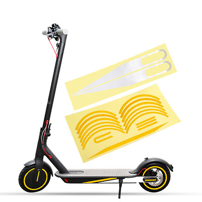 For Mi Scooter 1/Pro/1S/M365/MaxG30 Body Sticker Reflective Warning Protective
