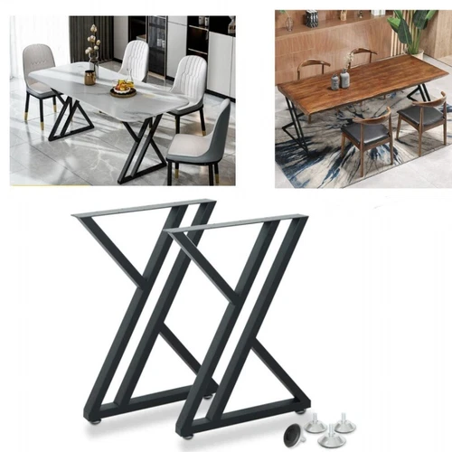 2x Tischbeine Tischgestell Tischkufen Industrie Design Stahl Tisch Kufen DE - Bild 7 von 12