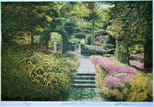 HAROLD ALTMAN Vintage PENCIL SIGNED Limited Edition LITHOGRAPH Conversation 1992