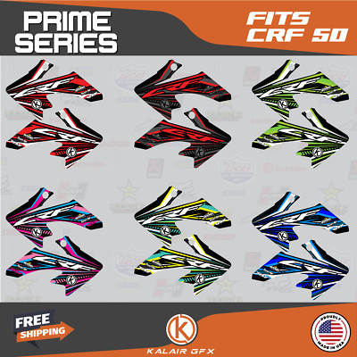 Honda CRF50 Shroud Graphics 2004 to 2024 Prime Series