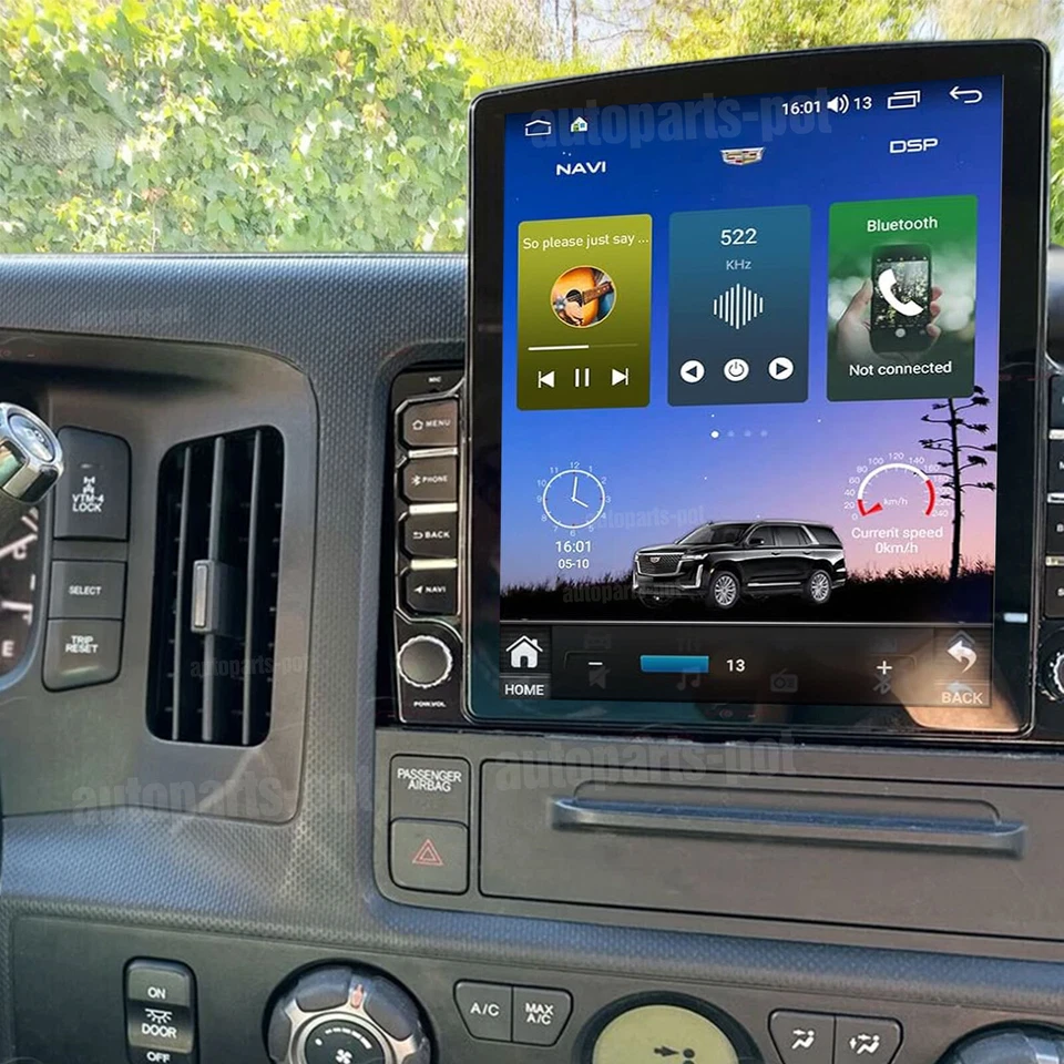 Para Honda Ridgeline 2006-2014 Radio CarPlay Android Auto GPS Unidad Principal Cámara BT Foto 3 de 4