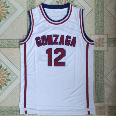 Retro Vintage John Stockton #12 Gonzaga #12 Basketball Jersey Stitched 
