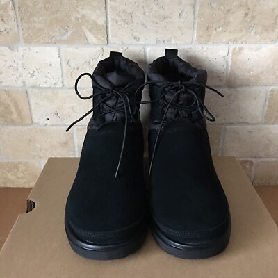 UGG Classic Mini Lace-up Weather Black Suede Sheepskin Boot Size US 11 Men UGG Classic Mini Lace-up Weather Black Suede Sheepskin Boot  main image 4