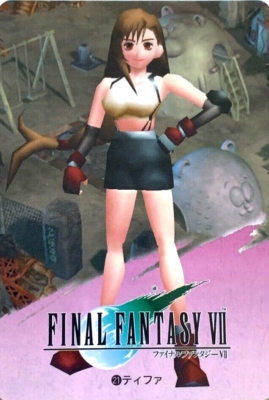 Tifa Lockhart FINAL FANTASY VII FF7 SQUARE japanese card Japan