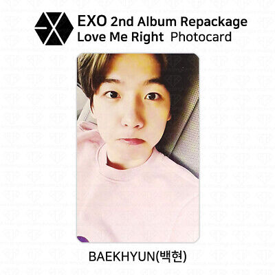 EXO 2nd Album Repackage Love Me Right Official Photocard EXO 2nd Album Repackage Love Me Right Official Photocard
