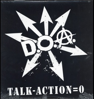 DOA - TALK MINUS ACTION EQUALS ZERO - Vinyl Record - G3z
