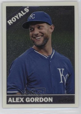 2015 Topps Heritage Chrome 857/999 Alex Gordon #THC-471 vs5