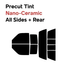Precut Window Film Automotive Nano Ceramic Tint for GMC Sierra 1993-1999 2 Door