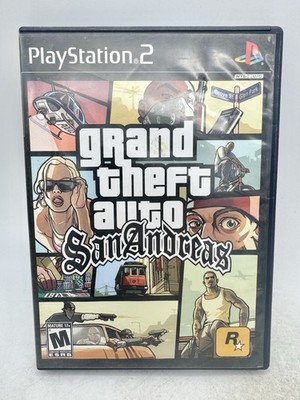 Grand Theft Auto San Andreas PS2 PlayStation 2 CIB W/Booklet + Poster/Map Tested