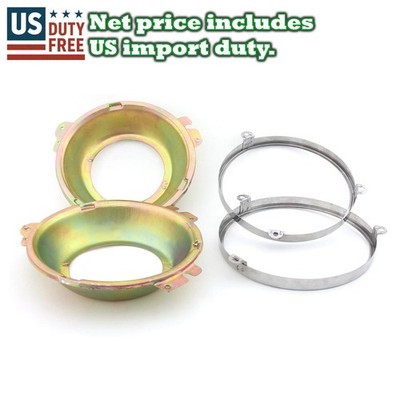 TOYOTA CELICA COUPE 1600 GT TA22 23 28 RA20 TA40 FITS 6'' R1 HEADLIGHT BUCKET SET
