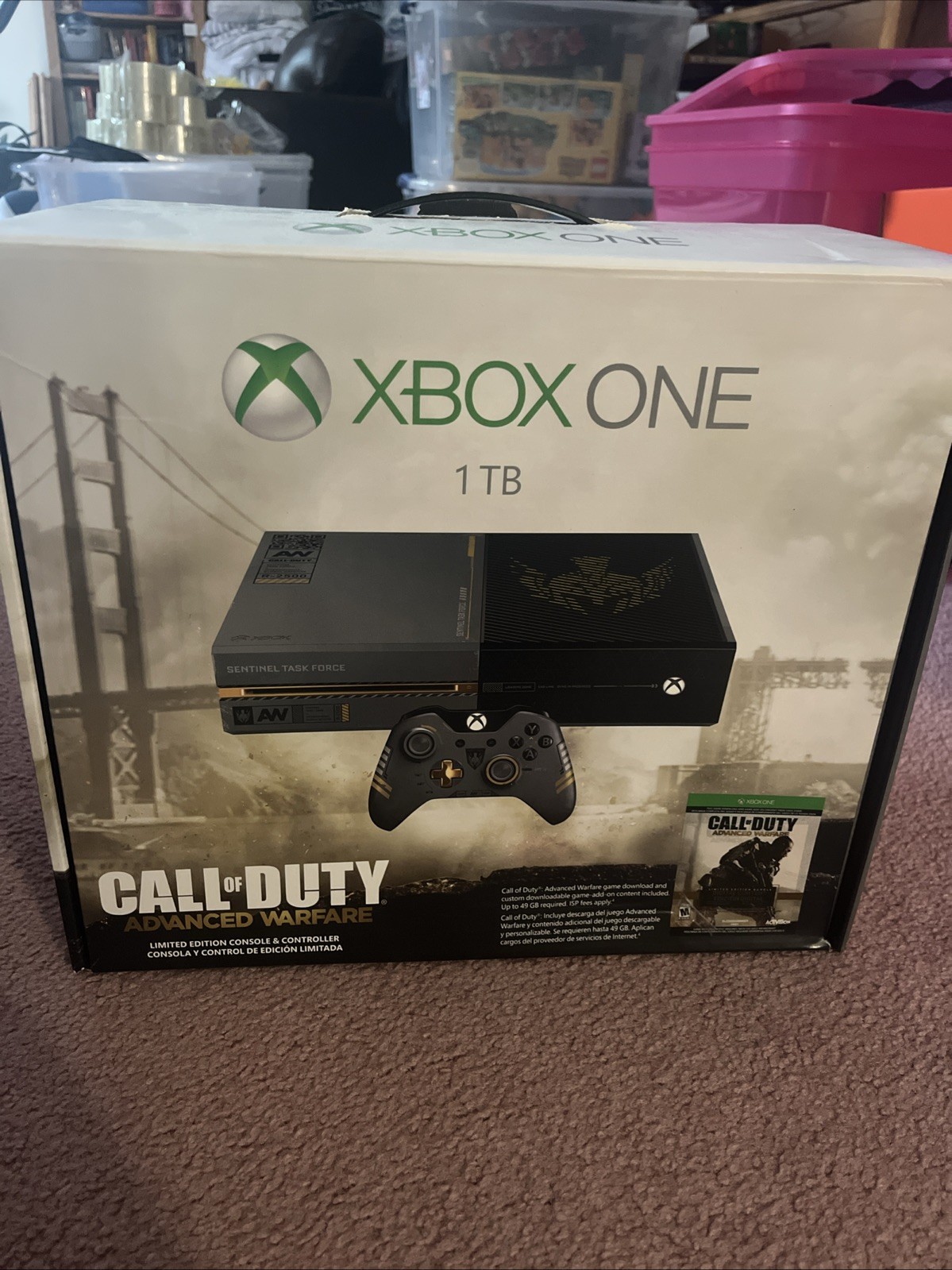 BOX Microsoft Xbox One Call of Duty Advanced Warfare Limited Edition BOX ONLY