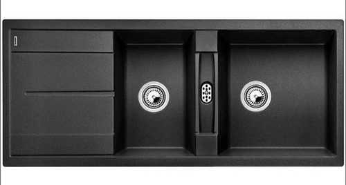 Évier à Encastrer Blanco Metra 5 - 50 Cm, Anthracite, Avec Siphon, 513221