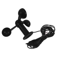 Digital 3 Cup Wind Speed Sensor Anemometer Durable Plastic Wind Meter for Garden