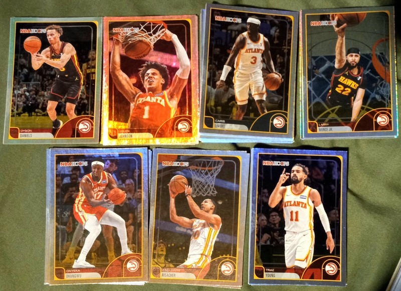 2025-26 NBA Hoops 954 Card Lot. Info In Description.