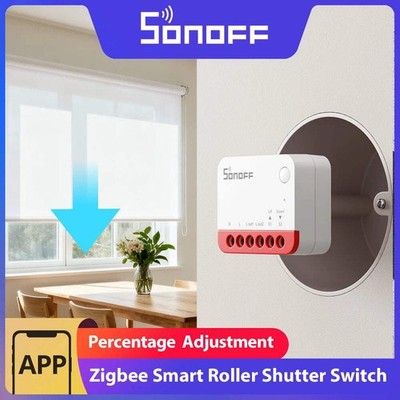 SONOFF MINI-ZBRBS Zigbee Smart Roller Shutter Switch Mini Size Smart Scene Signa