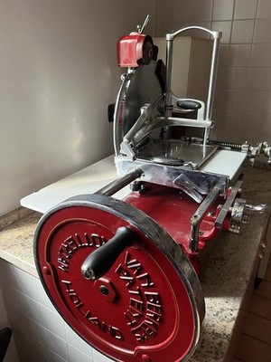 Original BERKEL Vintage Fleischschneider restauriert