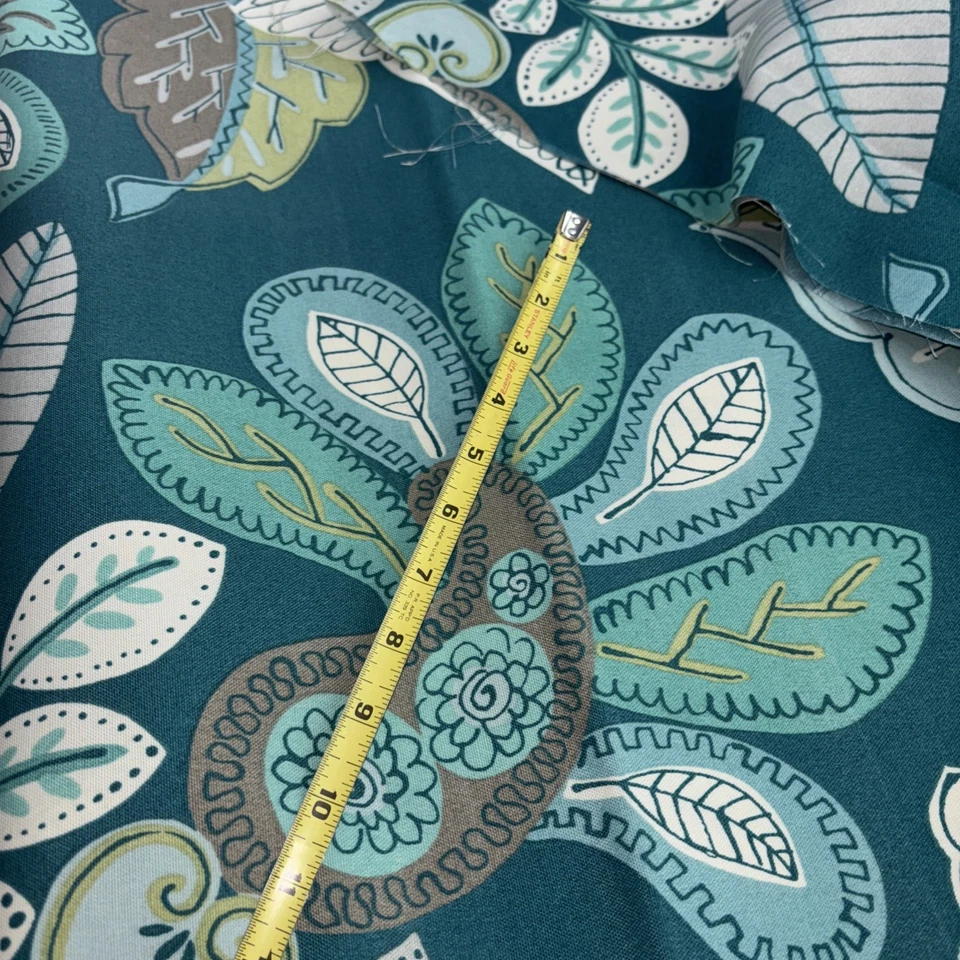 Richloom Screenprint Abstract Tropical ca.2017 Upholstery Pillow Fabric 50”x 56” - Image 3 of 3