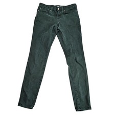Gap Legging Jegging Jeans Womens 6/28 Dark Green Mid Rise Stretch Denim Pants