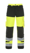 Image of Hydrowear Hertford Hi-Vis Two Tone Trousers Saturnyellow/Black Size 44