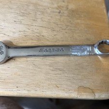 Snap On 9/16" 12PT SAE Short Chrome Combination Wrench OEX180