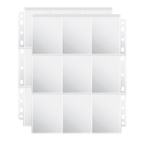 PESLNG Buste per Carte Collezionabili 40 Pagine 720 Tasche (Trasparente) - Foto 5 di 24