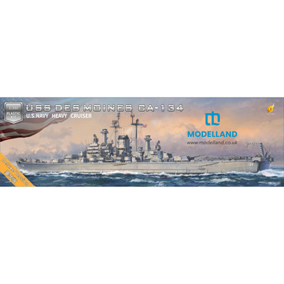 USS Des Moines CA-134 Deluxe 1/350 Very Fire Plastik Modellbausatz VF350918DX