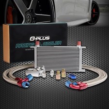 19 Row AN10-10AN Aluminum Engine Transmission Oil Cooler Kit