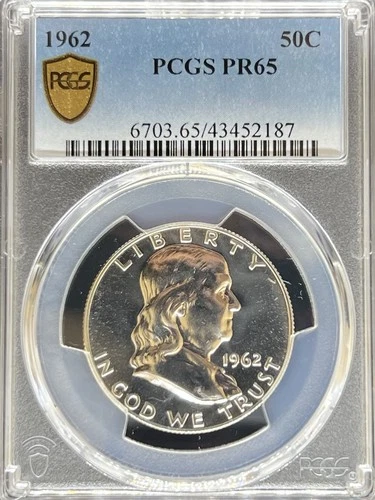 1962 Franklin Half Dollar PR65 PCGS (#PA43452187)