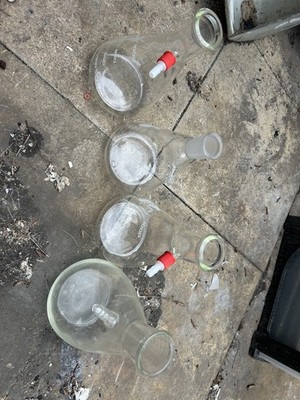 Erlenmeyer FILTERKOLBEN KONISCHE FORM GLAS SEITENARM 1000ML - Boro 3.3