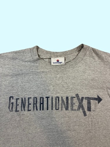 VINTAGE Pepsi Promo Shirt Mens Large / XL Gray Generation Next Single Stitch