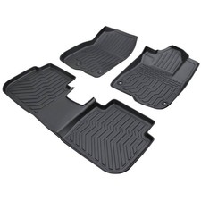 Car Floor Mats For 2023 CRV Hybrid Black All-Weather TPE Rubber Car Mats