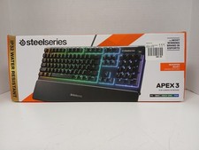 SteelSeries Apex 3 64816 Wired Gaming Keyboard, Black  READ 