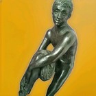 Artist's Sculptured Bronze Figure Material resilience Financial potential
