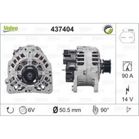 Valeo Generator Lichtmaschine 90A 14V FüR VW Caddy II Pick-Up Golf IV Polo