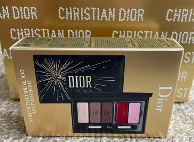 Dior Signature Eye & Lip Palette Holiday Collection Eyeshadow Gloss Unused New