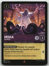 Ursula - Sea Witch Rare Fabled 37/204 NM