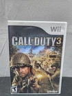 Call of Duty 3 (Nintendo Wii, 2006) CIB Complete In Box Tested And Working