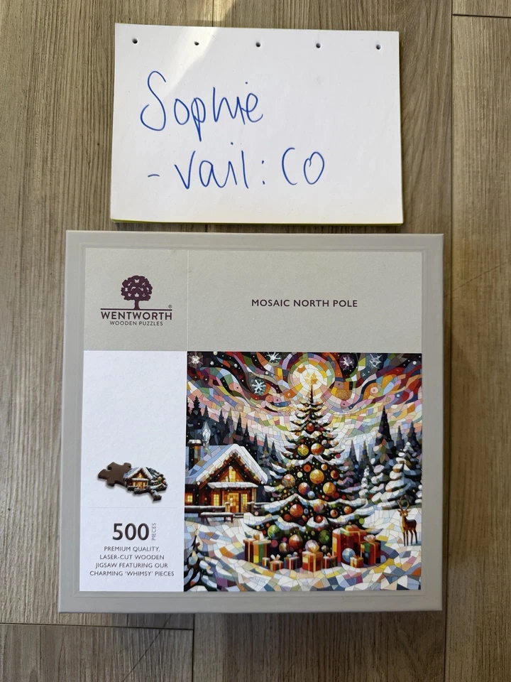 Wentworth wooden jigsaw puzzles Mosaic North Pole, 500 Pieces New - Image 2 of 4
