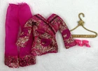VINTAGE 1970's MATTEL BARBIE BRIGHT N BROCADE #1786 OUTFIT TLC