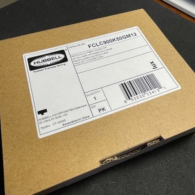 Hubbell FCLC900K50GM 12pk PROclick LC Fiber optic Connector 50/125 multimode