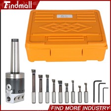 3 Piece Boring Head Boring Tool Set (2 Inch Head & MT3 & 1/2 Inch)