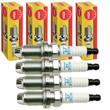 4x NGK Zündkerzen BKUR6ET-10 2397 Für VW Golf Passat Polo Audi A3 A4 A6 Seat