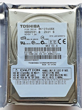 120 GB SATA Toshiba MK1234GSX 5400RPM 8MB HDD 2.5" interne Festplatte Neu