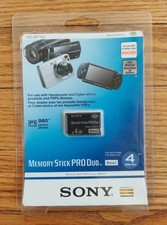 Genuine Sony 4GB Memory Stick Pro Duo Mark 2 MS-MT4G PSP Handycam Cyber-Shot