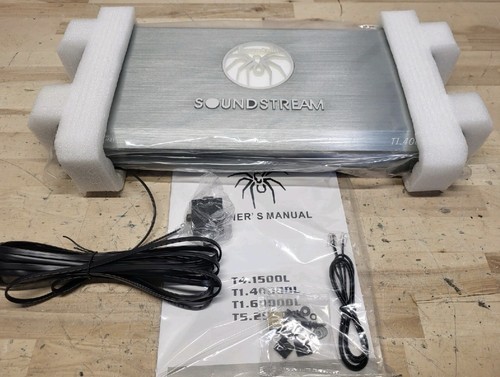 open box SOUNDSTREAM T1.4000DL AMP BASS 4000W SUBWOOFERS TARANTULA AMPLIFIER - Picture 1 of 5