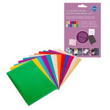 Pebaro 24 Ersatzfolien f&uuml;r Hei&szlig;folien-Pr&auml;geset Folientransfer Hologramm + Farbe