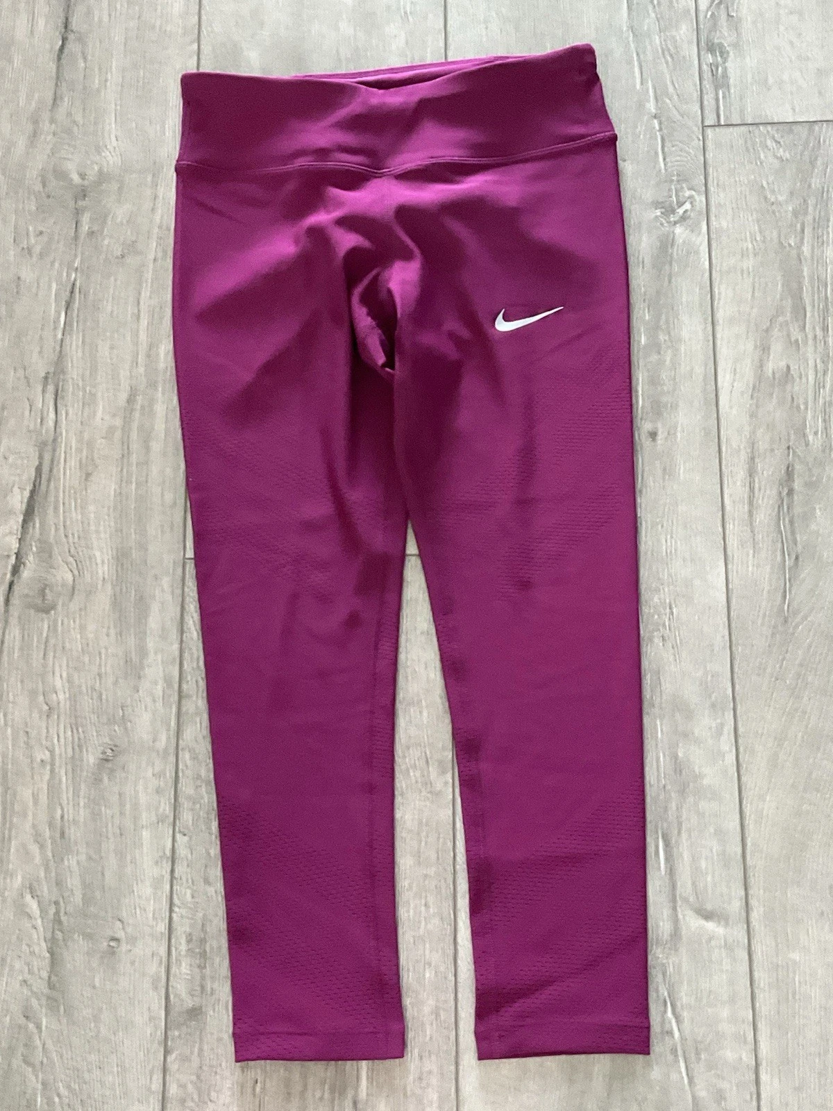 NIKE Dri-Fit Dark Pink Fitness Pants. 23” Inseam. Size Small. Orig. $100. NEW.