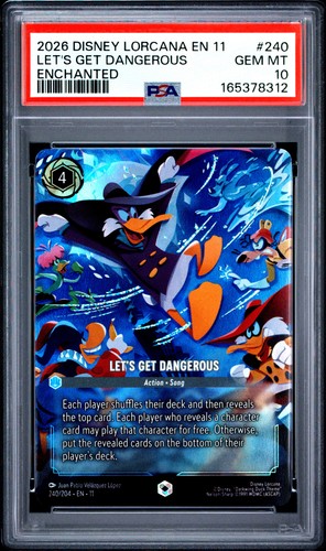 Let's Get Dangerous graded PSA 10 for sale on eBay