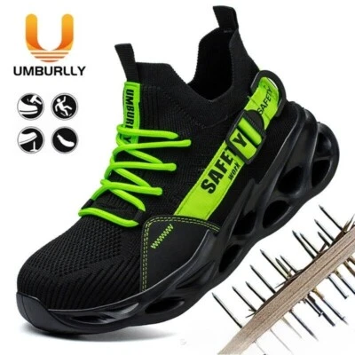 Neu Sicherheitsschuhe Herren Arbeitsschuhe Stahlkappe Leicht Schutzschuhe FZ105 - Bild 1 von 4